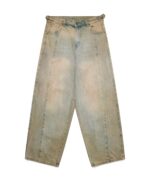 Shinzo Brand Tedzukuri Sand Washed Phat Cut Denim Jeans