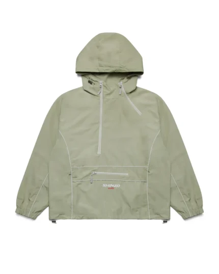 Shinzo Brand Muryō 1.5L Waterproof Technical Piping Jacket Green