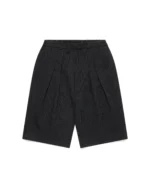 A Shinzo Brand Ukiyo Pinstripe Pleated Shorts