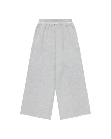 Shinzo Brand Nichijō Wide Leg Light Grey Cotton Sweatpants